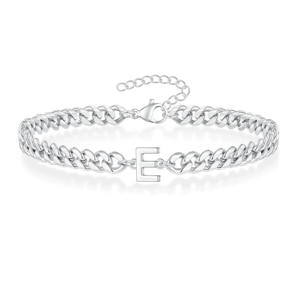 Cuban Link-armbånd til par med initialer