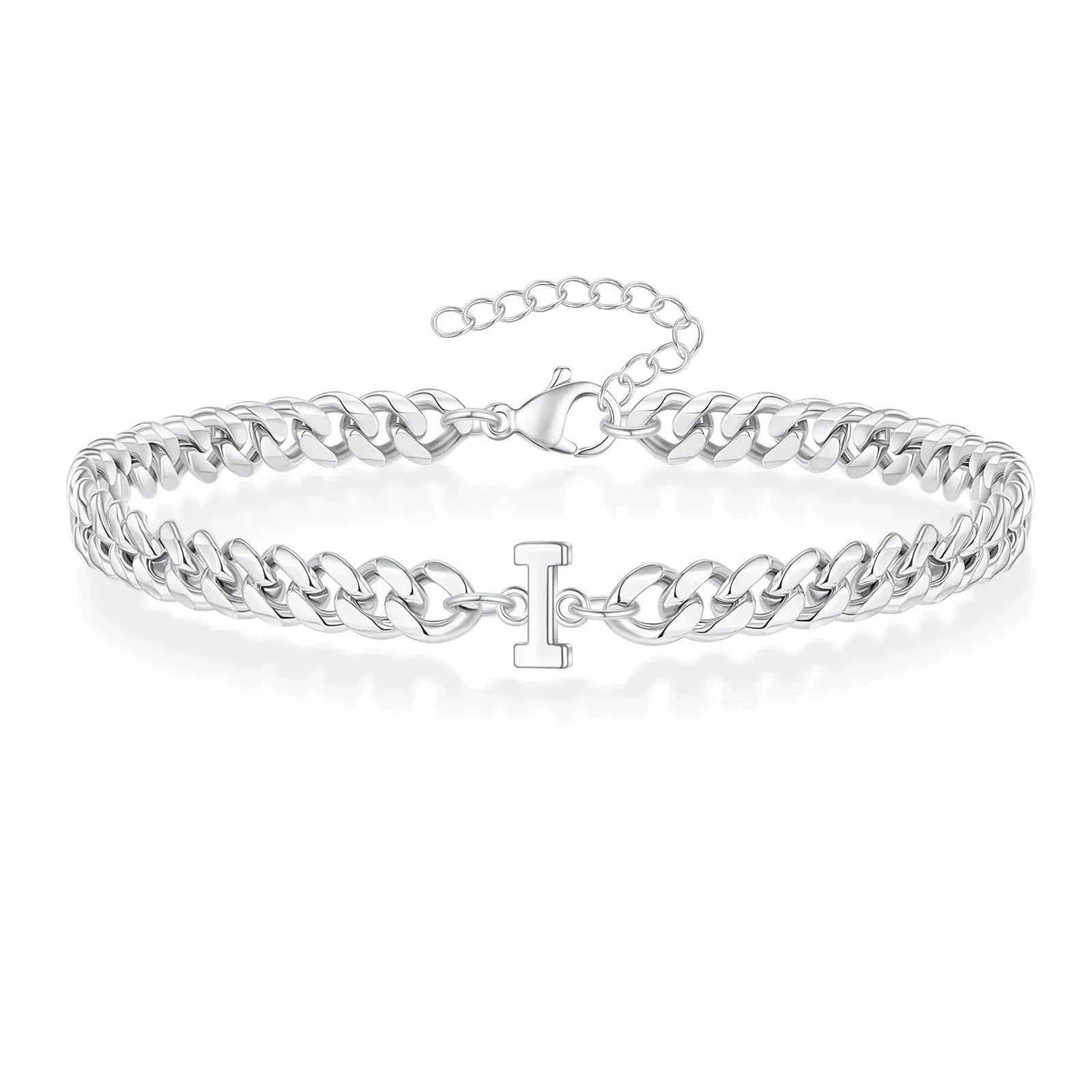 Cuban Link-armbånd til par med initialer