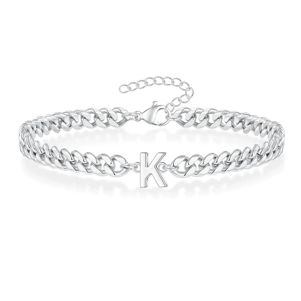 Cuban Link-armbånd til par med initialer