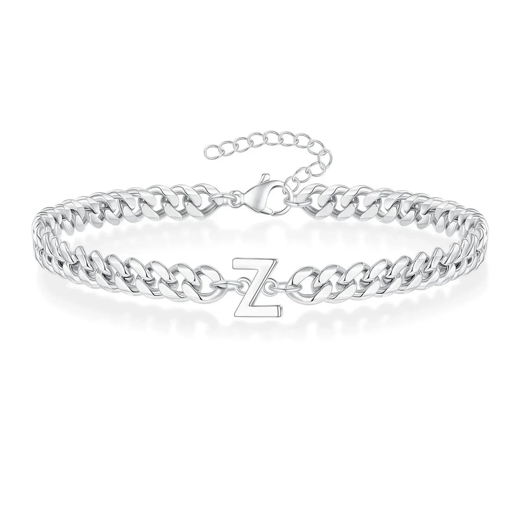Cuban Link-armbånd til par med initialer