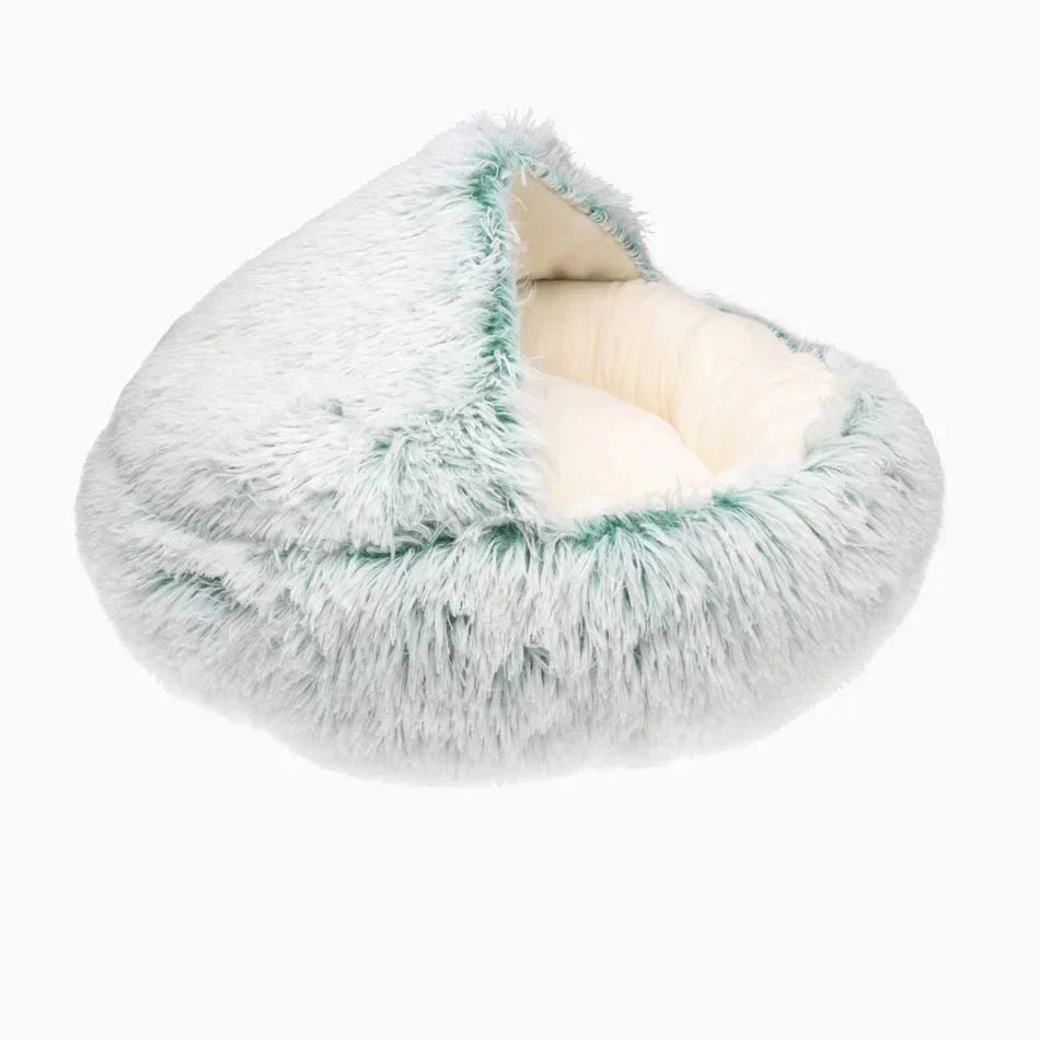 Cozy Haven NuzzleNest Calming Bed For Anxious Dogs And Cats