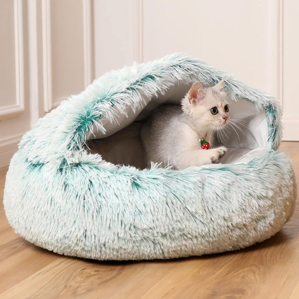 Cozy Haven NuzzleNest Calming Bed For Anxious Dogs And Cats