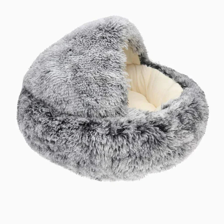 Cozy Haven NuzzleNest Calming Bed For Anxious Dogs And Cats