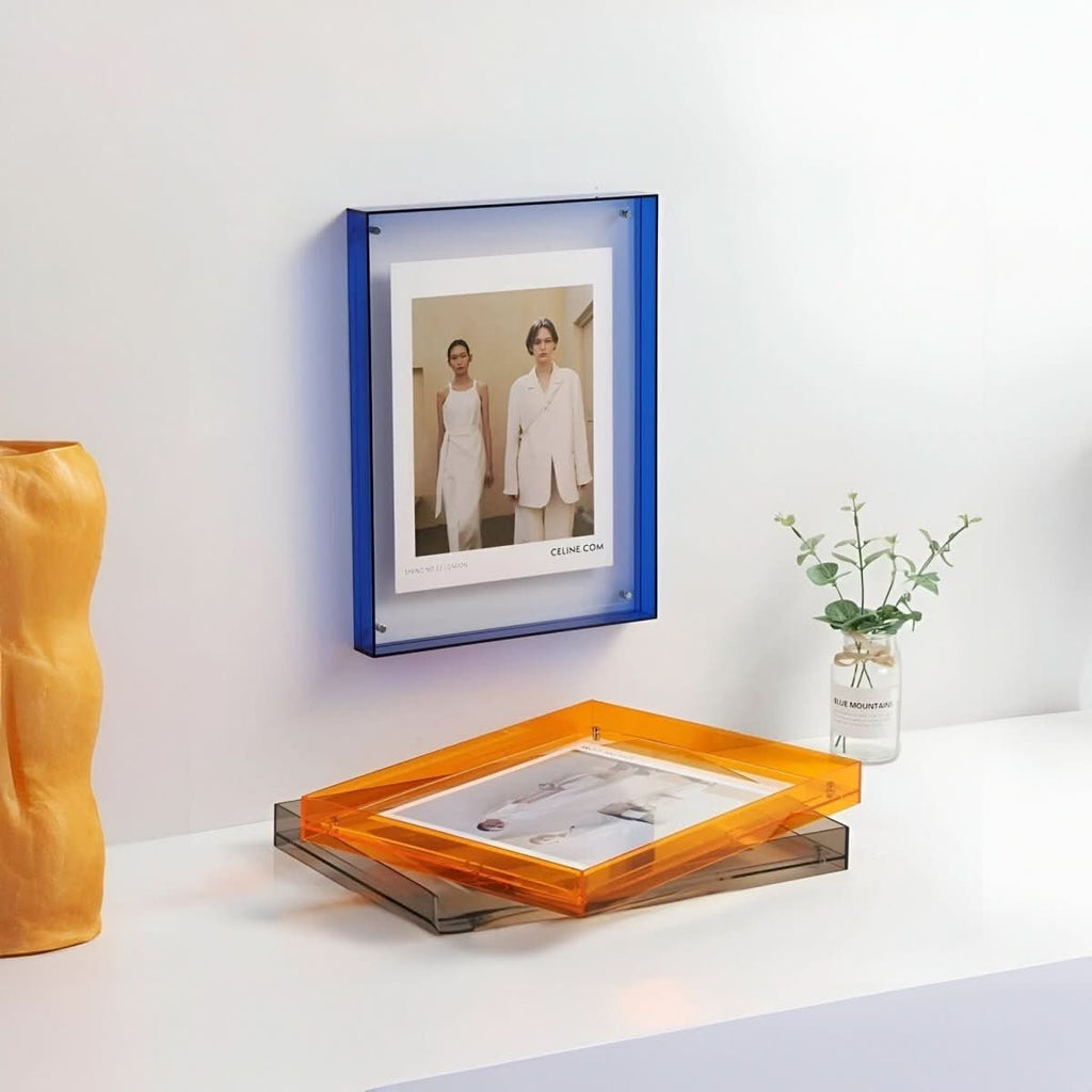 Marco de fotos sin marco NovaGlass con acrílico para exhibiciones flotantes en casa u oficina