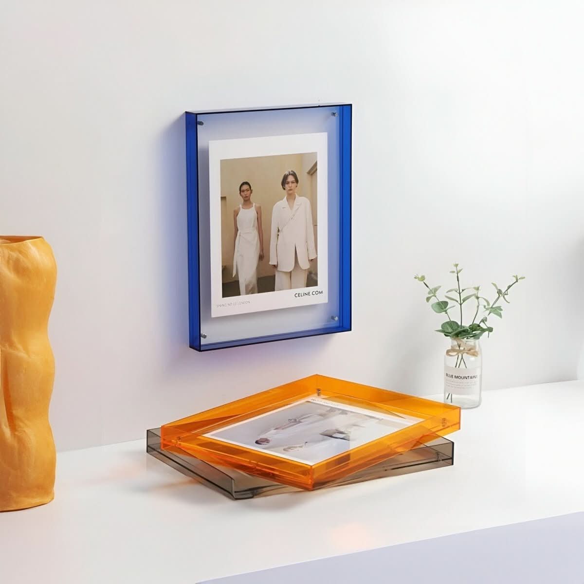 Marco de fotos sin marco NovaGlass con acrílico para exhibiciones flotantes en casa u oficina