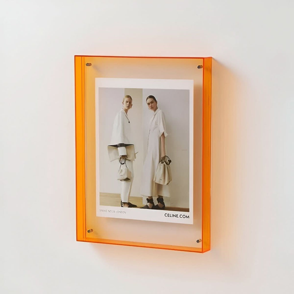 Marco de fotos sin marco NovaGlass con acrílico para exhibiciones flotantes en casa u oficina
