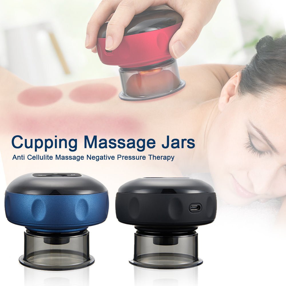AcuEase Electric Cupping Therapy Kit For Home Pain Relief And Cellulite Reduction
