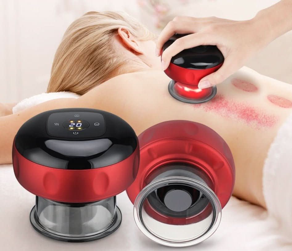 AcuEase Electric Cupping Therapy Kit For Home Pain Relief And Cellulite Reduction