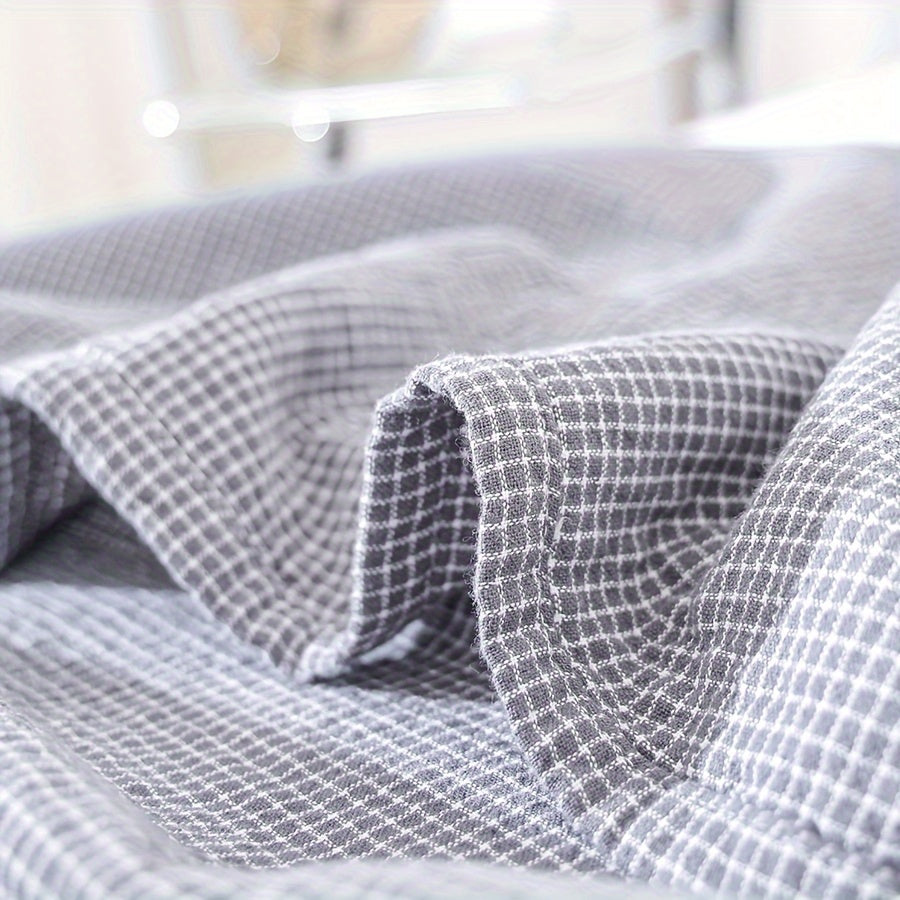CoolPlaid Baumwoll-Karo-Decke Multifunktional für Zuhause