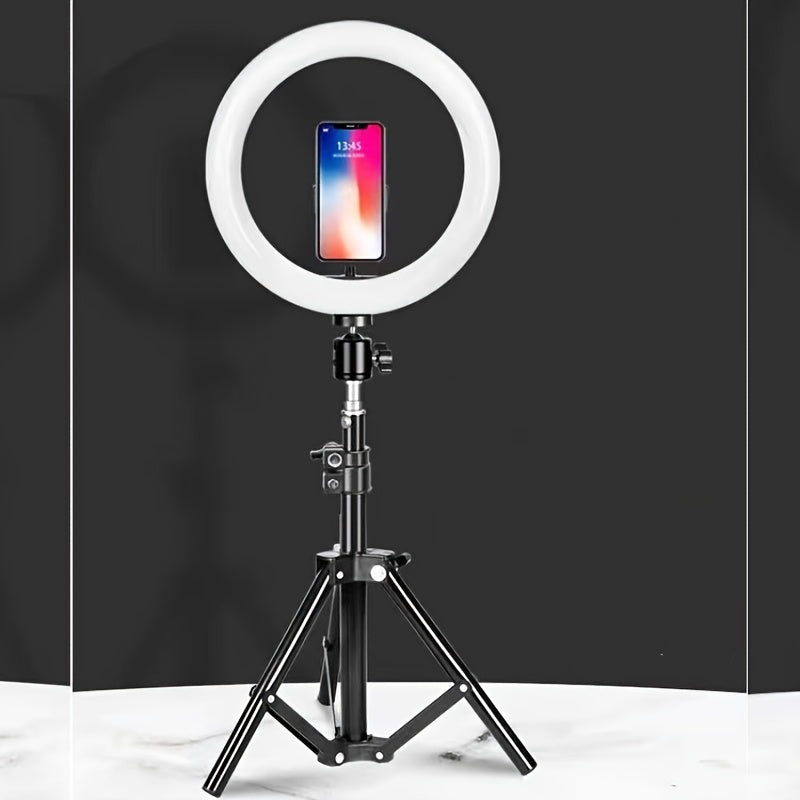 Kit de Iluminación Profesional con Aro de Luz de 10 Pulgadas y Trípode