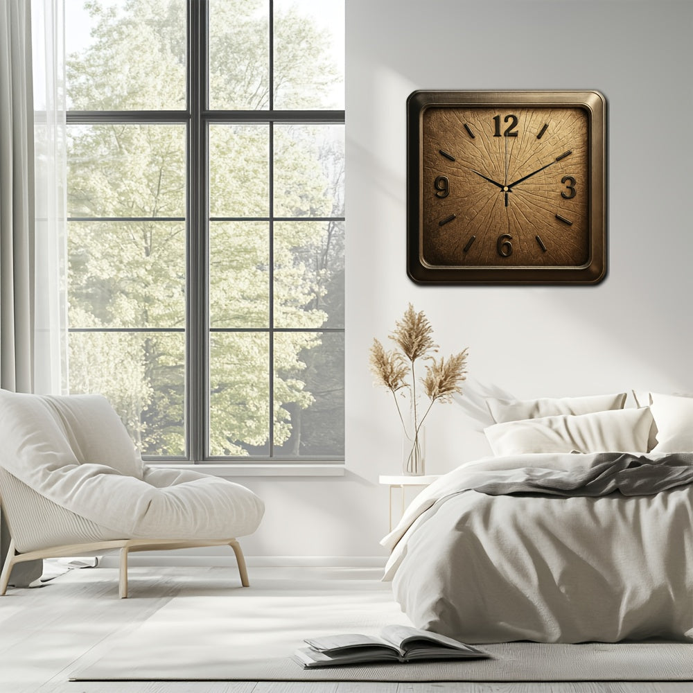 Woodtime Massivt Træ Minimalistisk Vægur