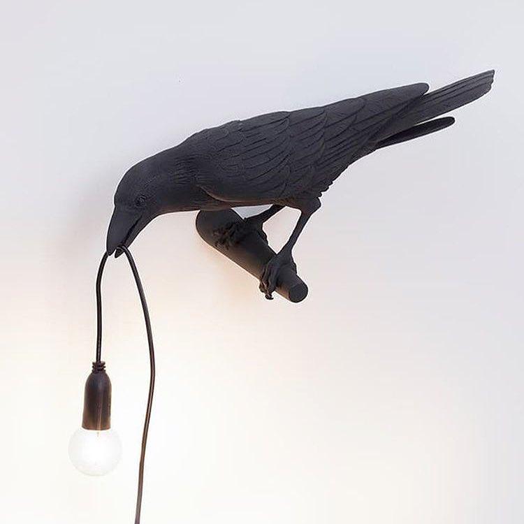 Vogelwandlamp voor woondecoratie met zacht sfeervol accentlicht