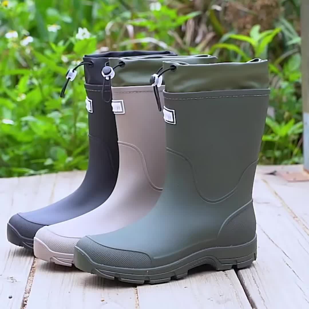 Rainstep Waterproof Mid-Calf Boots For Men And Women