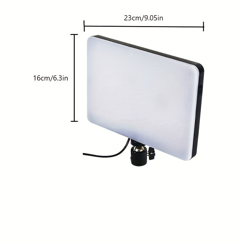 LED Photography Light Stand With Adjustable Aluminum Tripod And Studio Lamp