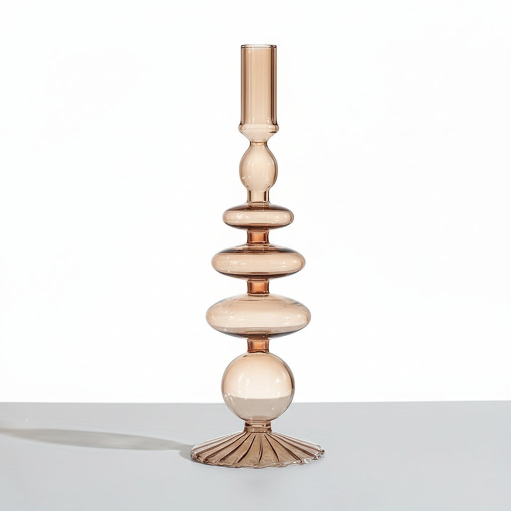Auravine Glasvase und Kerzenhalter Elegantes Dekorationsstück