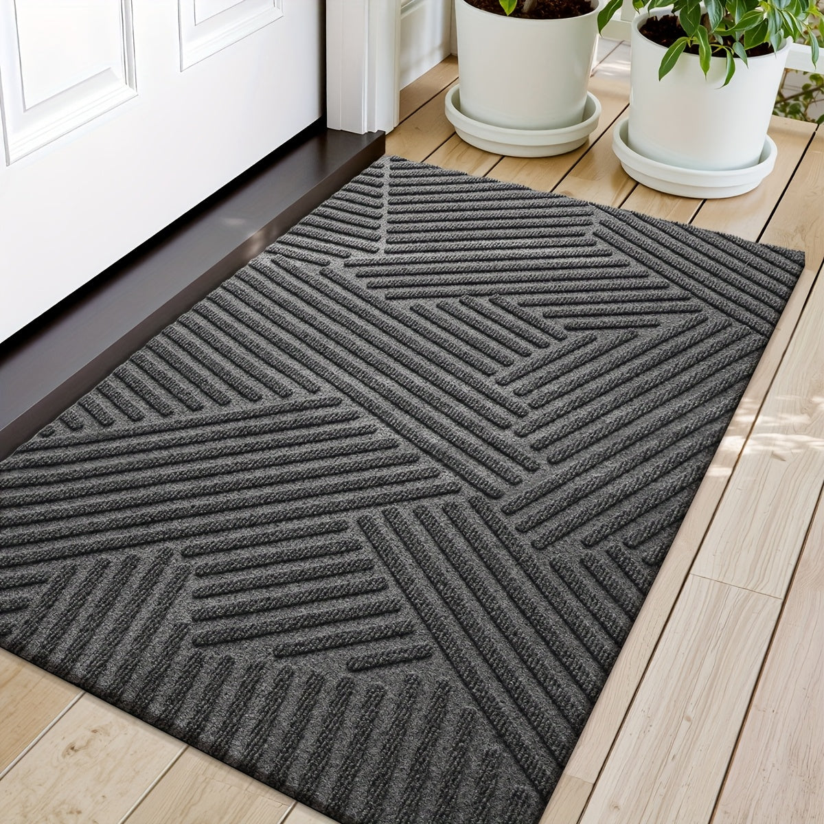 Zerbino Entrystyle resistente antiscivolo a tinta unita