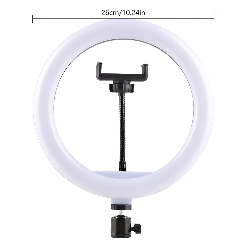 Kit de Iluminación Profesional con Aro de Luz de 10 Pulgadas y Trípode