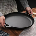 Griddlepro Cast Iron Griddle Skillet for Even Heat and Multi Cooking