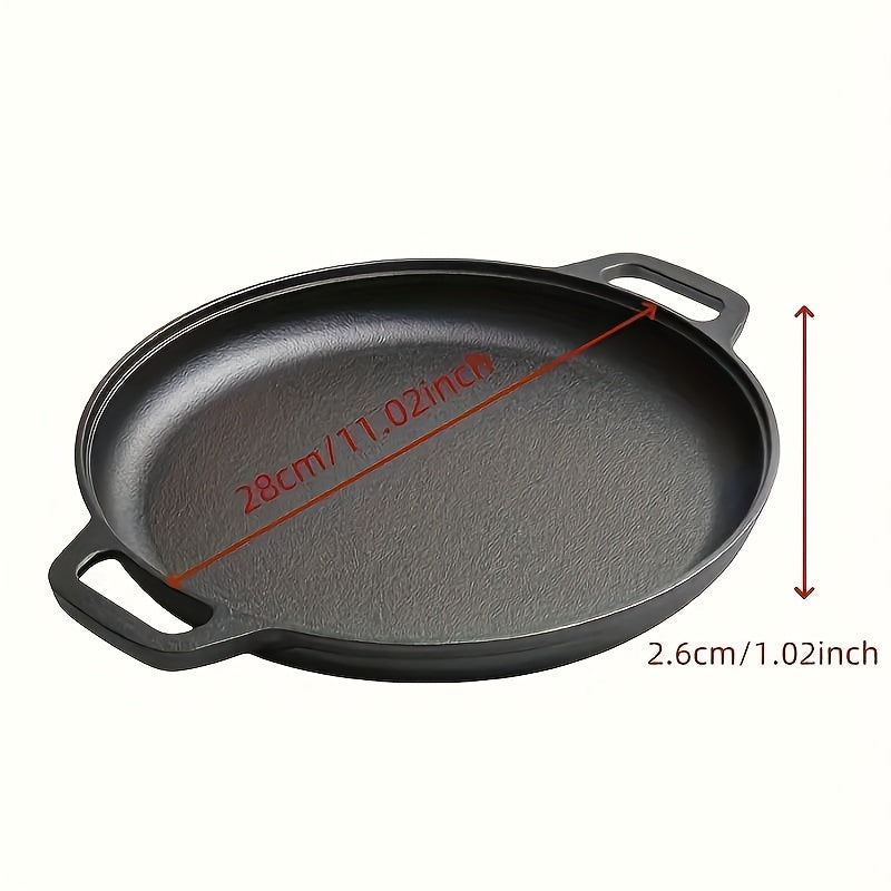 Griddlepro Cast Iron Griddle Skillet for Even Heat and Multi Cooking