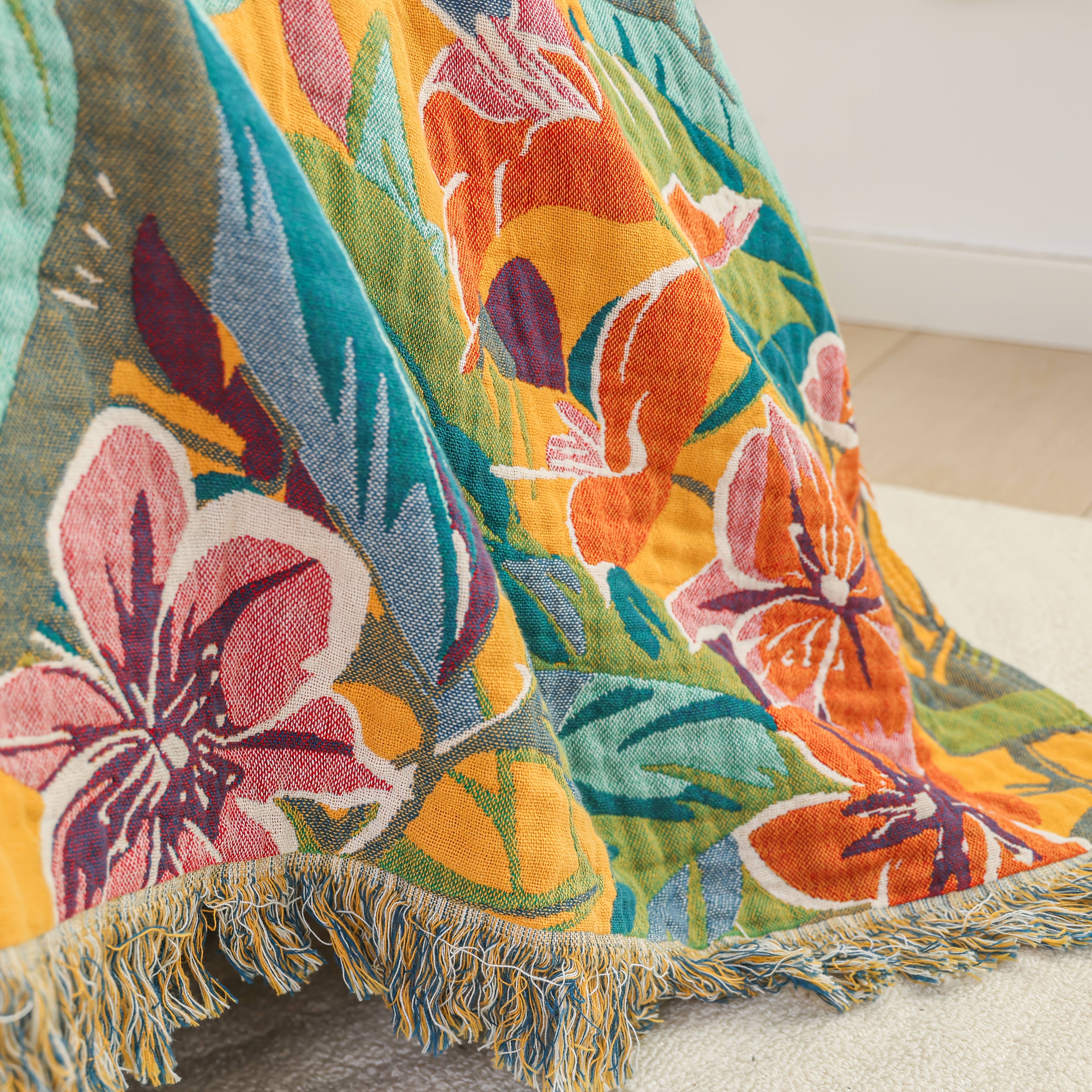 Purebloom Breathable Blanket With Cotton Jacquard For Cool Sleep