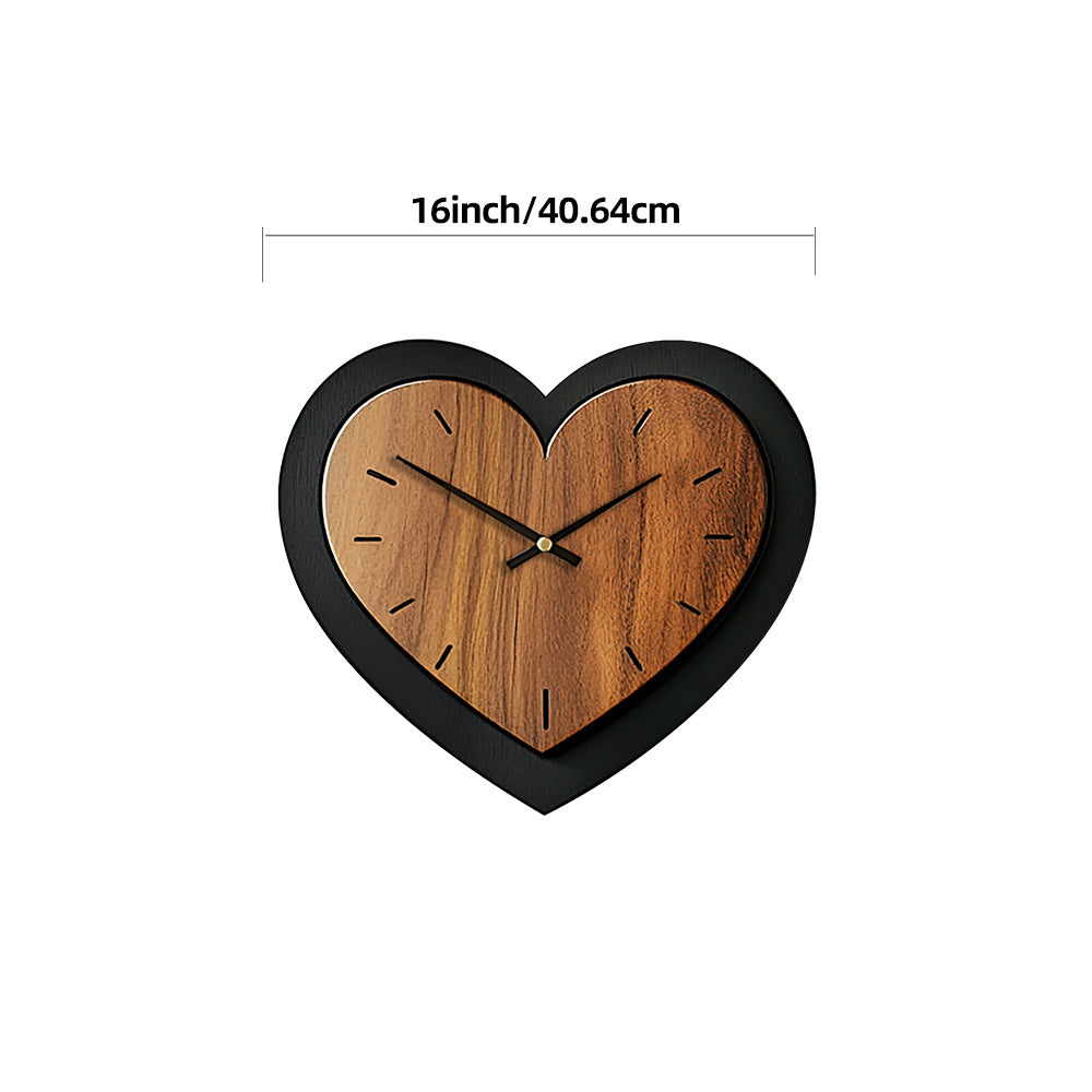 Rustikální dřevěné nástěnné hodiny Timberheart