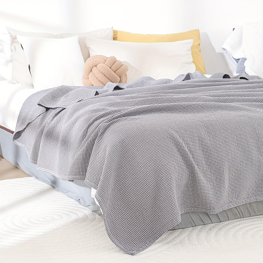 CoolPlaid Baumwoll-Karo-Decke Multifunktional für Zuhause