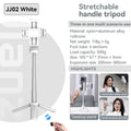 Čtyřdílný vysouvací selfie tyč s Bluetooth stativem a otočnou svorkou