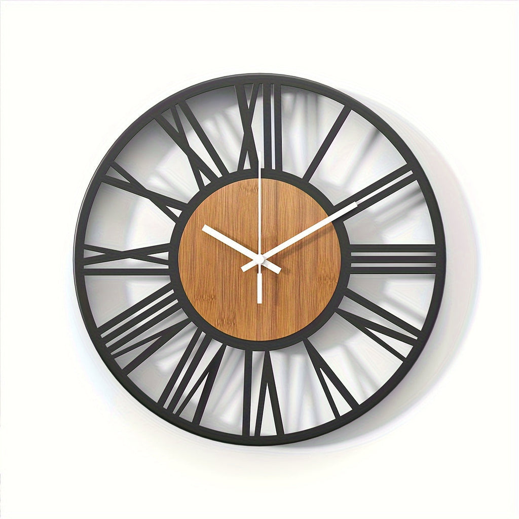Romanica Color Retro Wall Clock With Roman Numerals