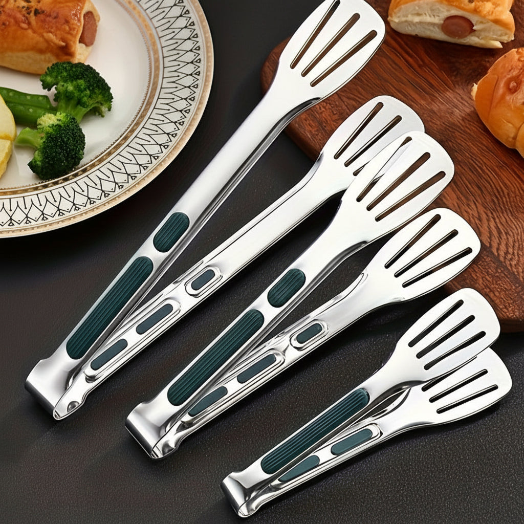 Servetong Stainless Steel Tongs With Secure Grip For Precise Serving