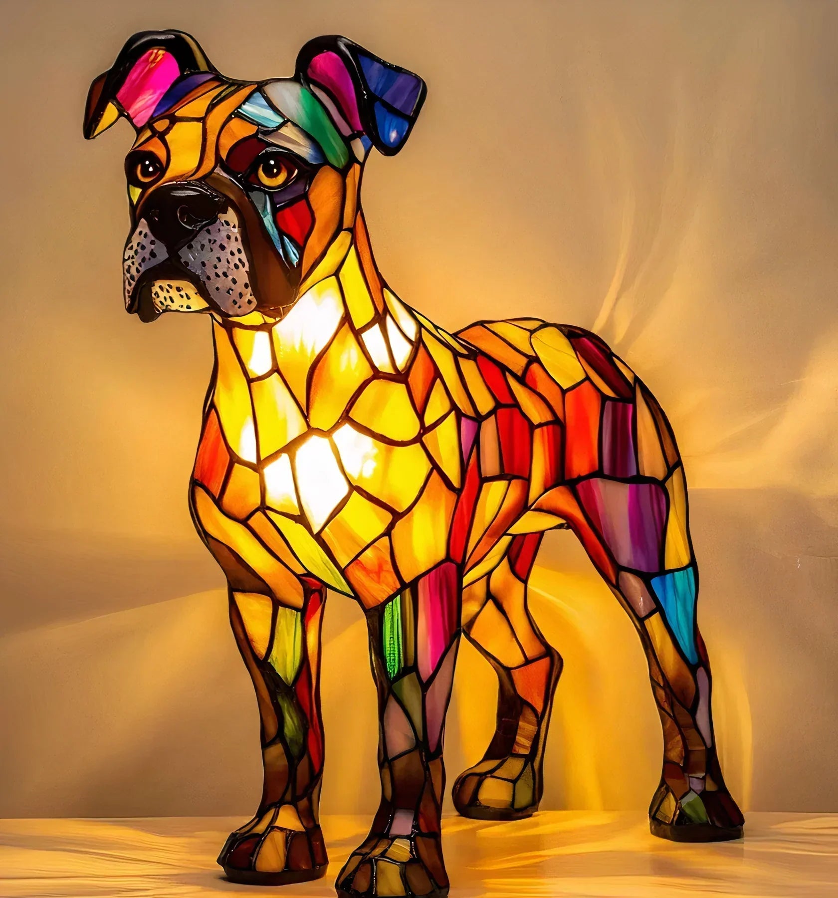 Lampka nocna GlowPet zapewnia kojące światło do sypialni i korytarzy.