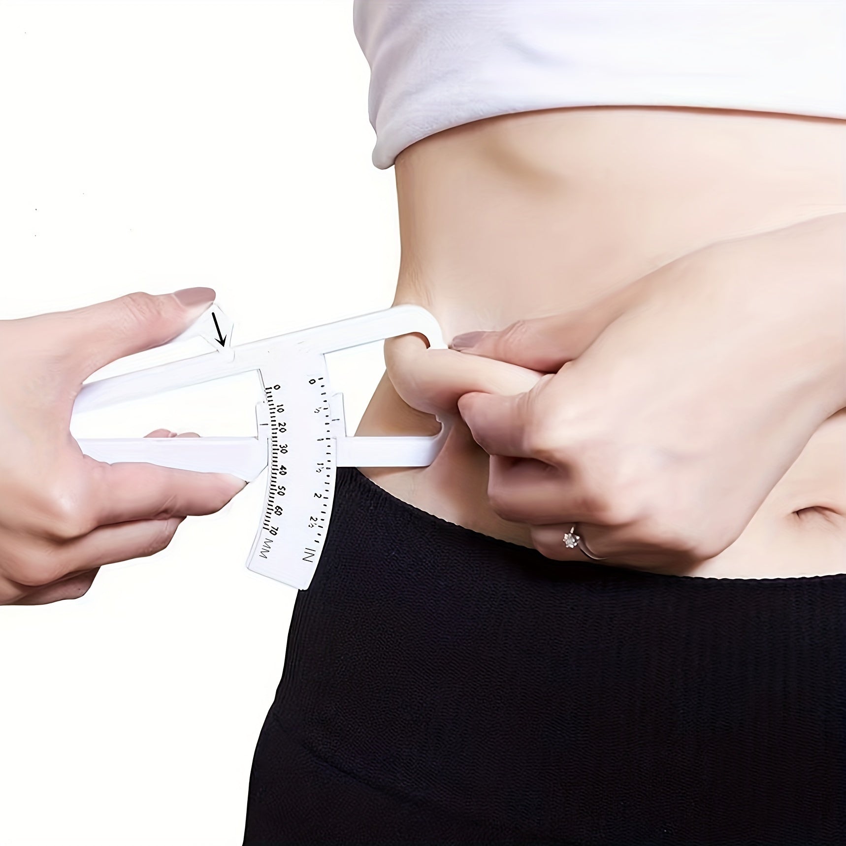 Kaliper Caliperfit do Pomiaru Tkanki Tłuszczowej do Prostej Kontroli Postępów Fitness