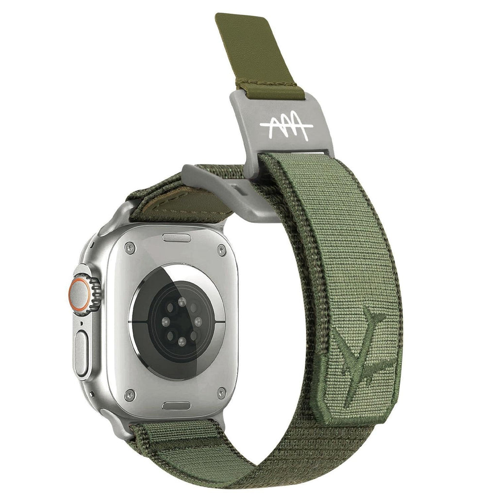Wild Trail Magnetic Buckle Nylon Watch Band For Apple Watch Replacement
