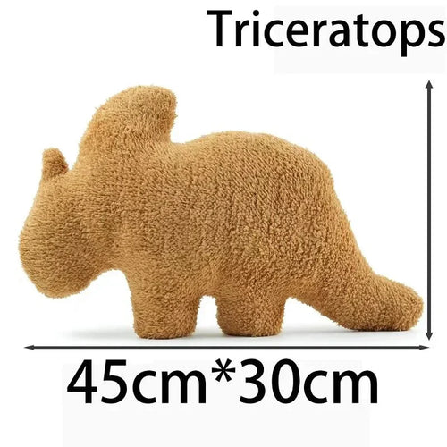 Aranyos dinoszauruszos nuggets párna, dinoszauruszos nuggets díszpárna gyűjtőknek | Atiets