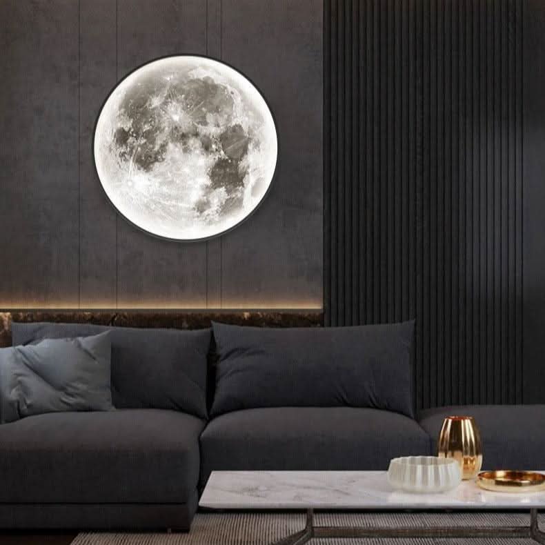 LunaGlow Moon Lamp Featuring Realistic Moon Finish For Cozy Bedroom Lighting