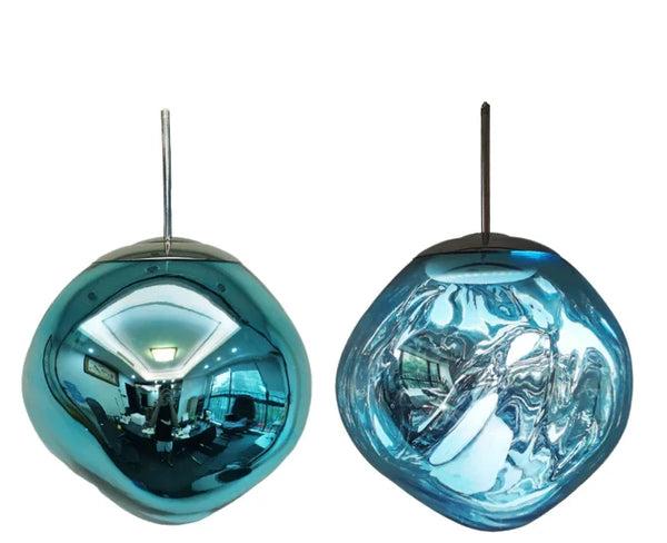 Nordisk minimalistisk glasspendel med klar skjerm for moderne hjem