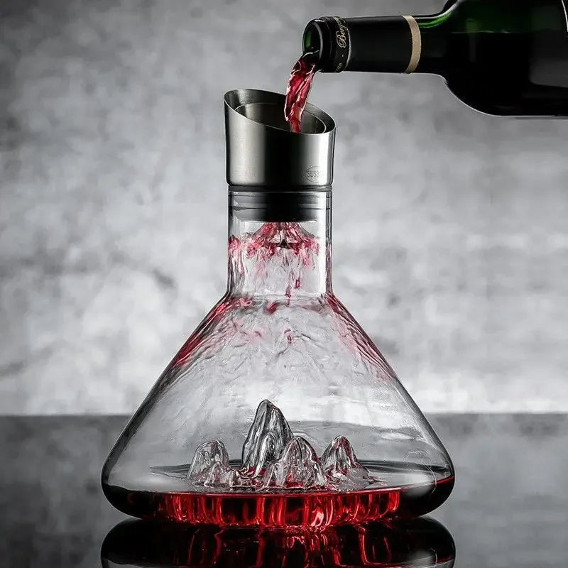 AromaFlow 1500ml Wine Decanter With Aerator For Richer Aroma Release