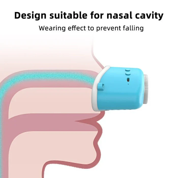 Portable Electric Snoring Mask With Soft Fabric And Adjustable Strap For Quiet Nights