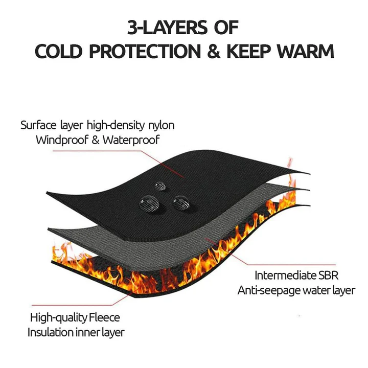 Insulated Cycling And Skiing Gloves For Warmth On Cold Winter Rides
