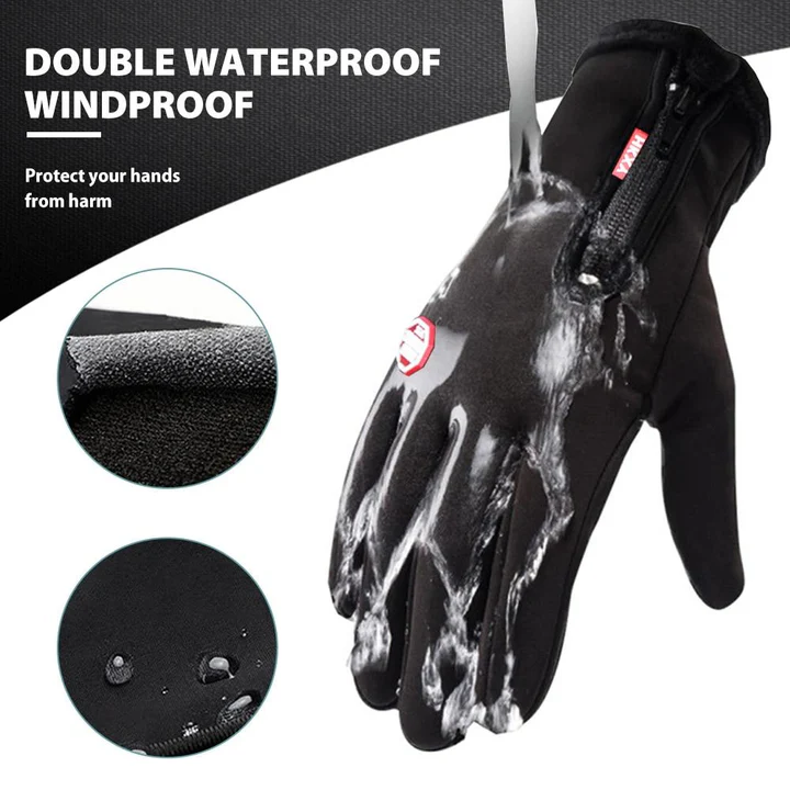 Insulated Cycling And Skiing Gloves For Warmth On Cold Winter Rides