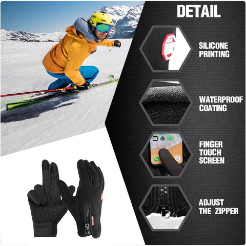 Insulated Cycling And Skiing Gloves For Warmth On Cold Winter Rides