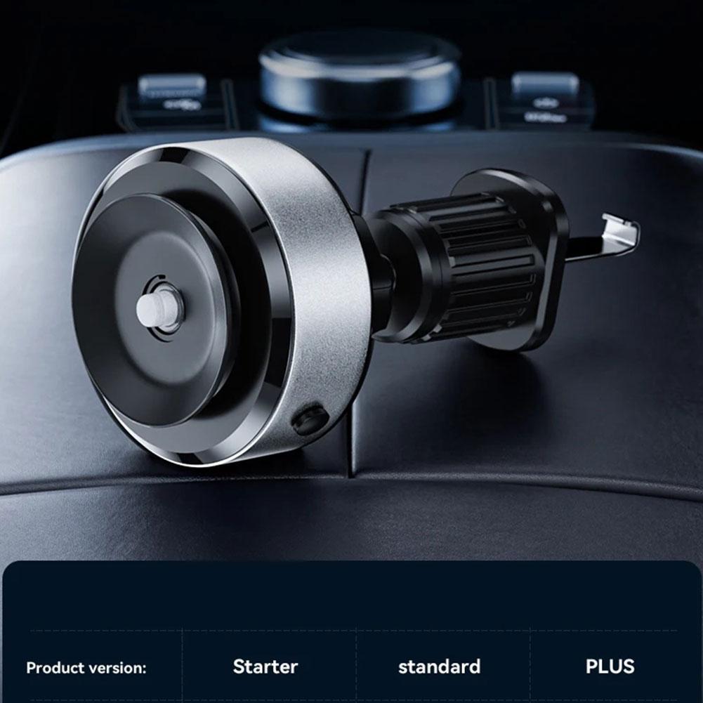 Phone Holder Magnetic Car Mount With Dual Sided Base Suction Cup