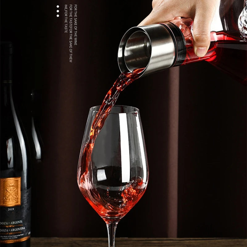 AromaFlow 1500ml Wine Decanter With Aerator For Richer Aroma Release