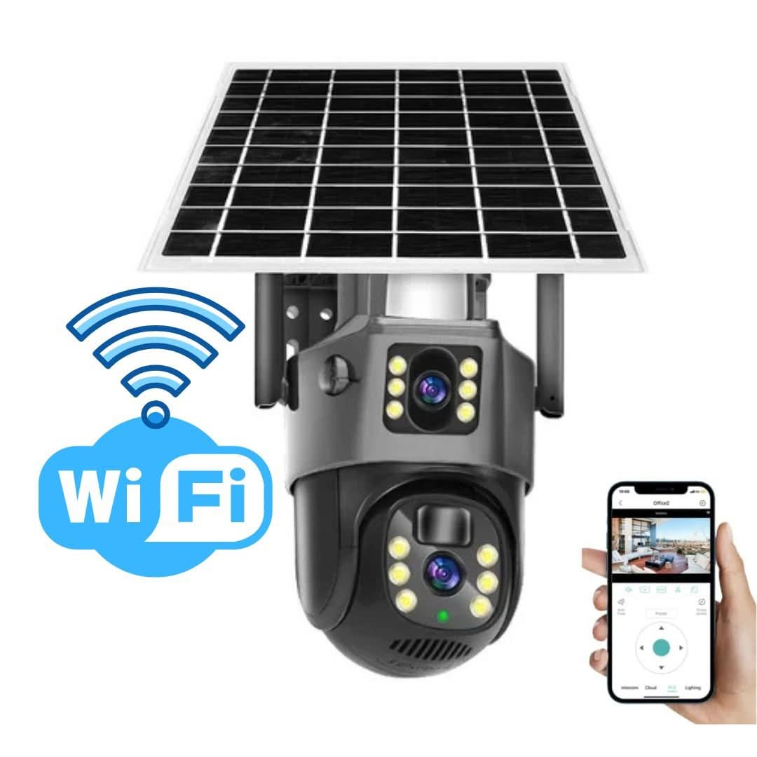 ApexGuard Solar Powered 4K Outdoor Camera With 10x Optical Zoom