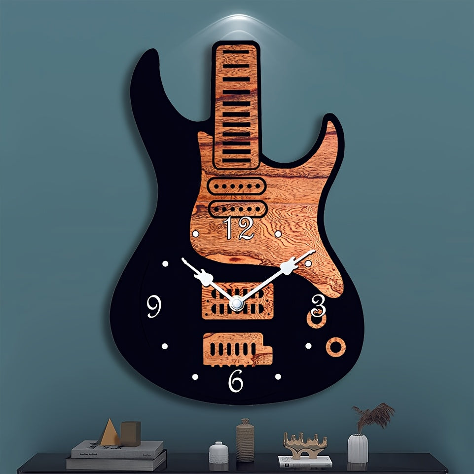 Zegar gitarowy Melodytime dla fanów muzyki – dekoracja do domu na dziś