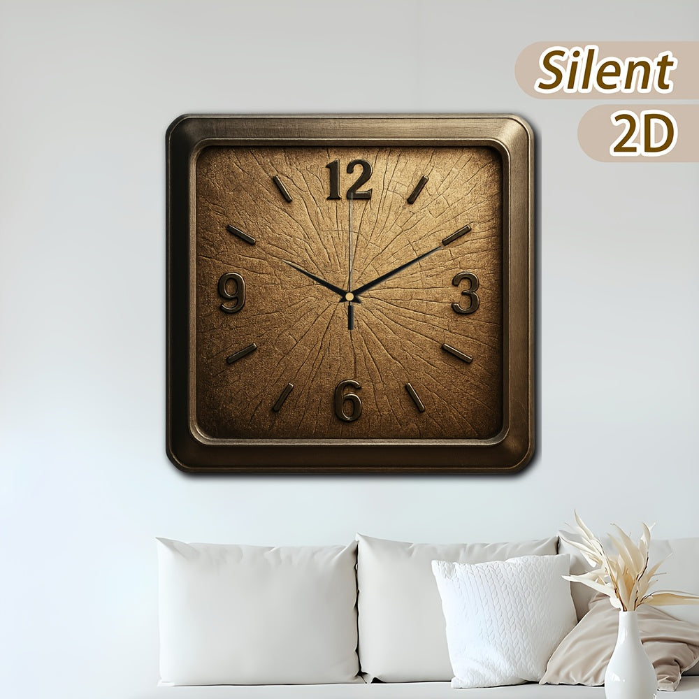 Woodtime Massivt Træ Minimalistisk Vægur