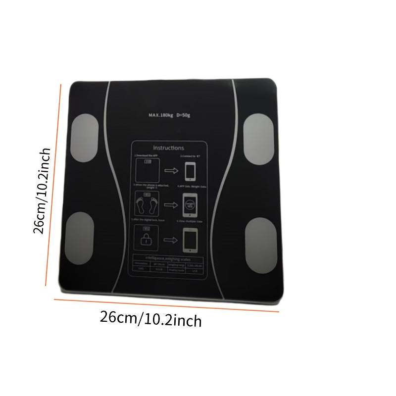 BodyTrack Intelligente Körperwaage mit LCD-Anzeige
