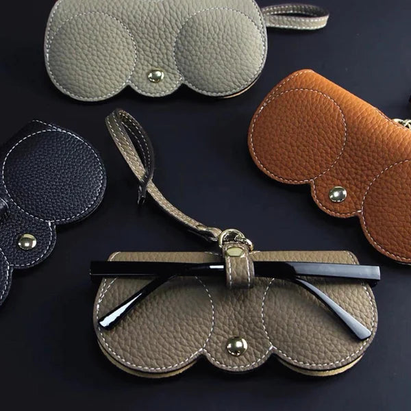ShadeShield Soft Leather Sunglasses Case