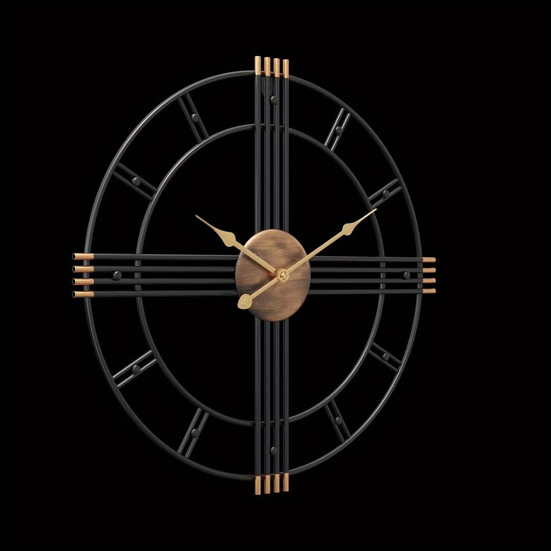 Nástěnné hodiny Casaelix Geometric Cross s minimalistickým designem a tichým chodem