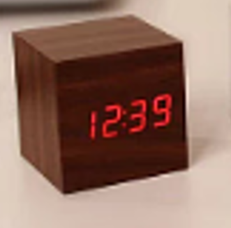 Modern Digital Wood Clock