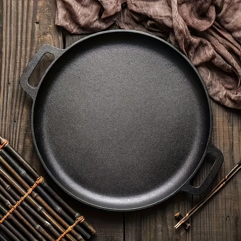 Griddlepro Cast Iron Griddle Skillet for Even Heat and Multi Cooking